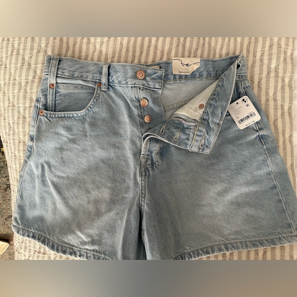We The Free - Light Blue Denim shorts
